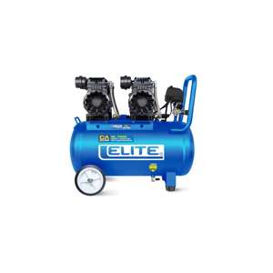 COMPRESOR DE AIRE, ACOPLE DIRECTO, LIBRE DE ACEITE, 2 MOTORES EN PARALEO 50L- 18 CFM - 3.5HP - 120PSI